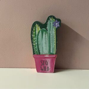 Francesca’s Collections “Stay Wild” Cactus Desk/Shelf Decor GUC